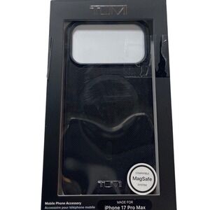 TUMI iPhone 17 Pro Max Case Black MagSafe Compatible Slim TUOHMP17XPVCMK NEW